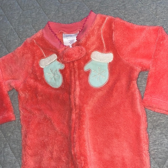 Little wonder baby romper‎ size 3/6 months jumpsuit winter infant zipper soft - Picture 3 of 9